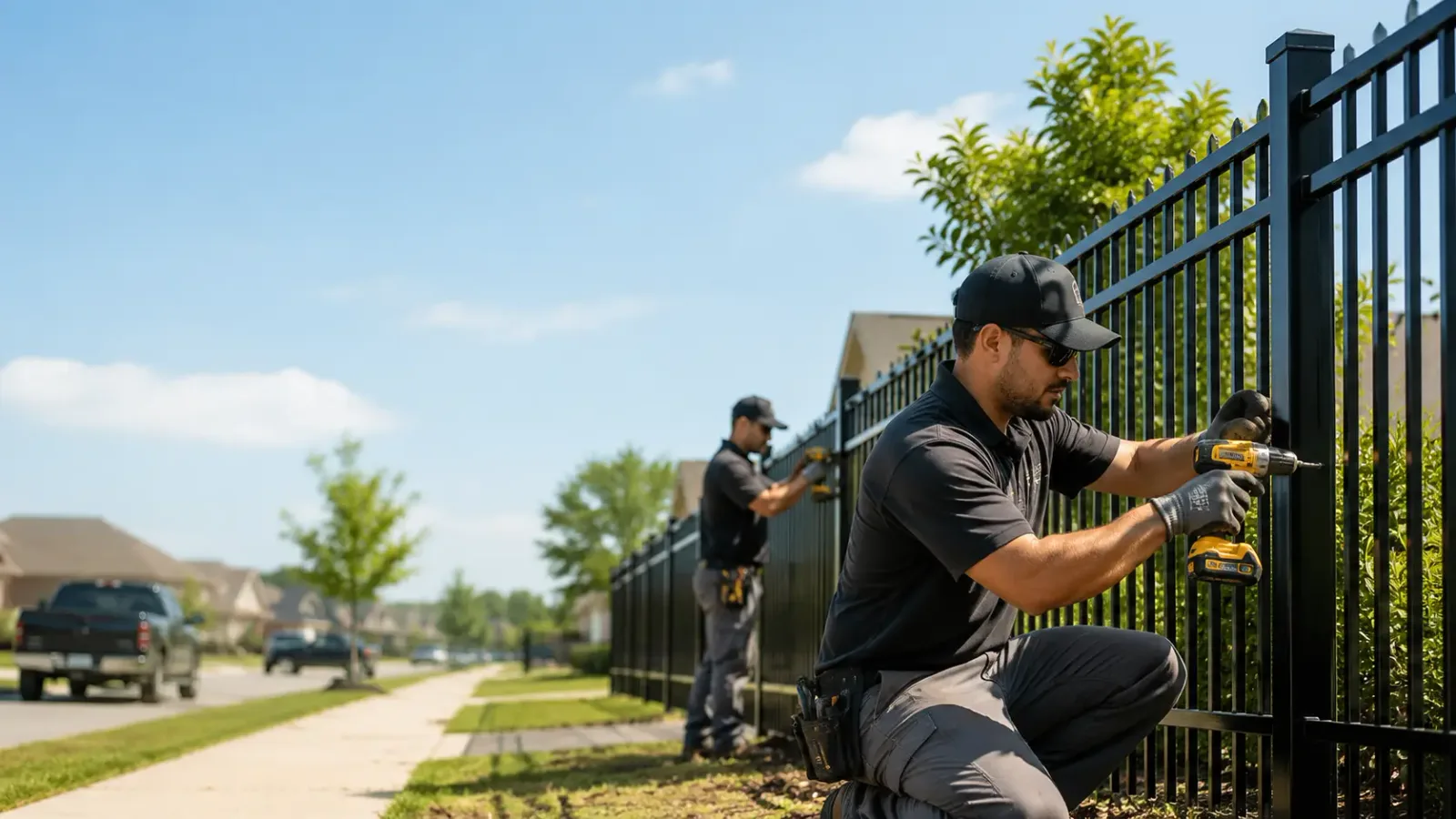 Metal Fence Installation in Yarmouth, ME